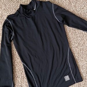 Boys Nike compression gear.  Black